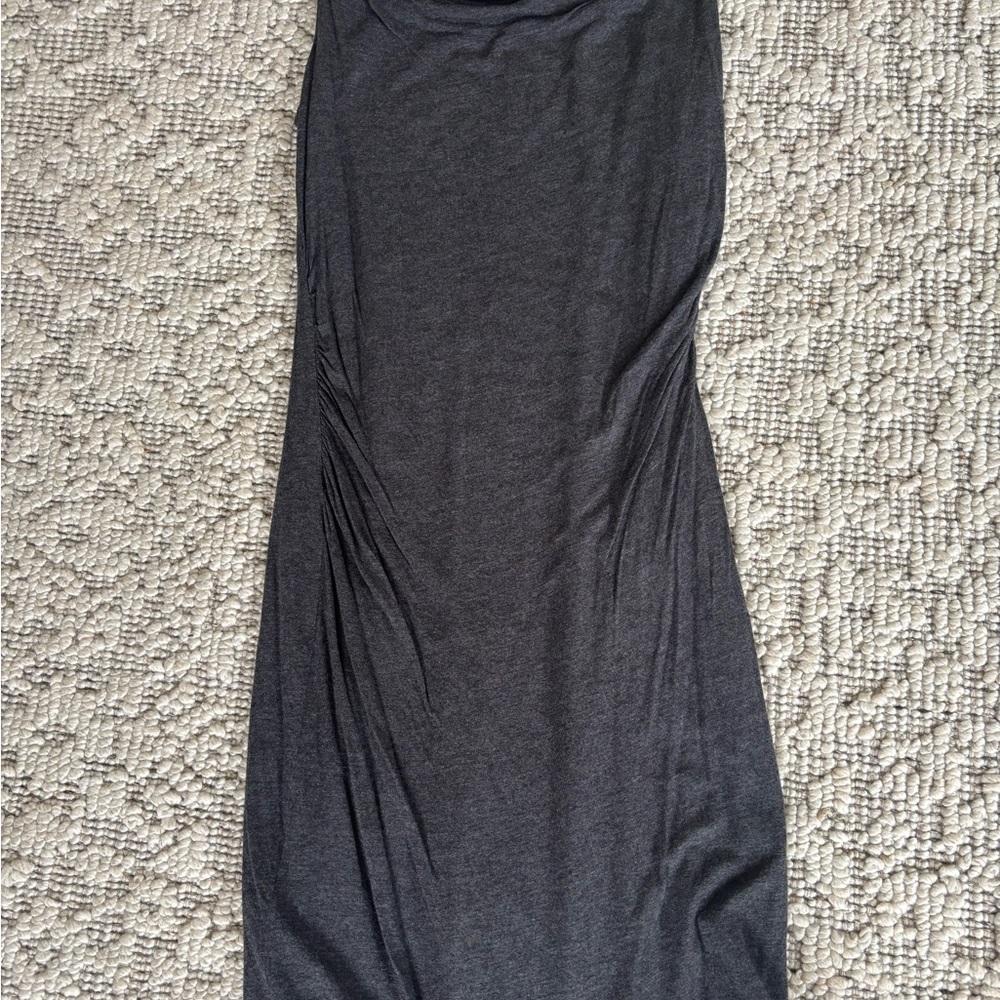 Elegant Gray cotton Women's dress